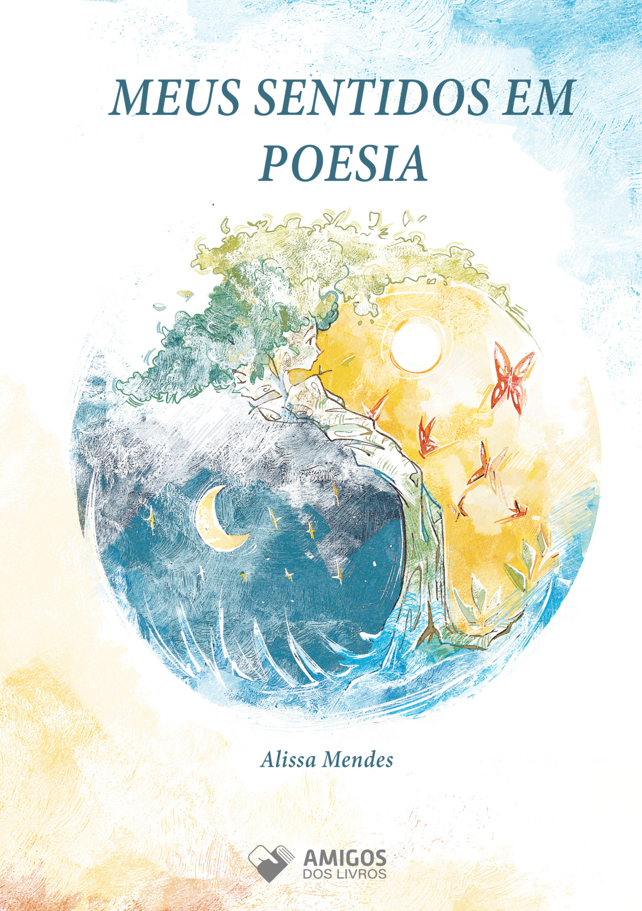 Capa de Meus Sentidos em Poesia
